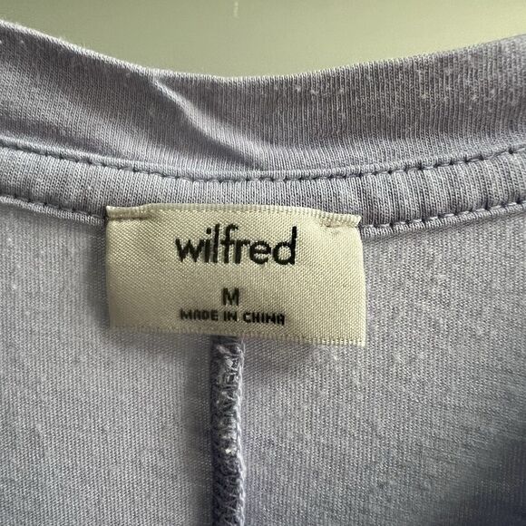 Wilfred Aritzia Lavender T-Shirt Size Medium Basic Tee Y2K - Picture 2 of 5
